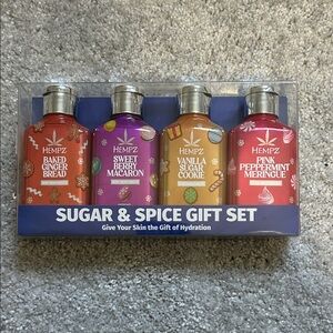 Brand New Hempz Sugar and Spice Lotion Set